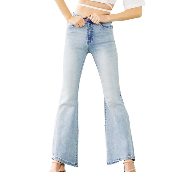 KanCan Women's Thandie High Rise Flare Jeans sz 5 - Picture 2 of 15